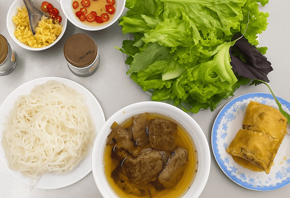 Bun Cha Huong Lien, established in 1993, is known for its long-standing tradition of serving delicious Bun Cha to generations of customers